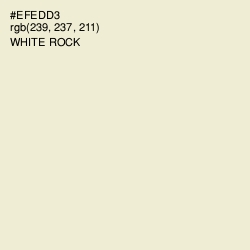 #EFEDD3 - White Rock Color Image